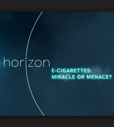 地平线系列之电子烟：奇迹还是威胁海报